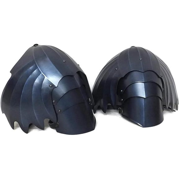 Medieval Gothic Winged Pauldrons Medieval Shoulders LARP Armour