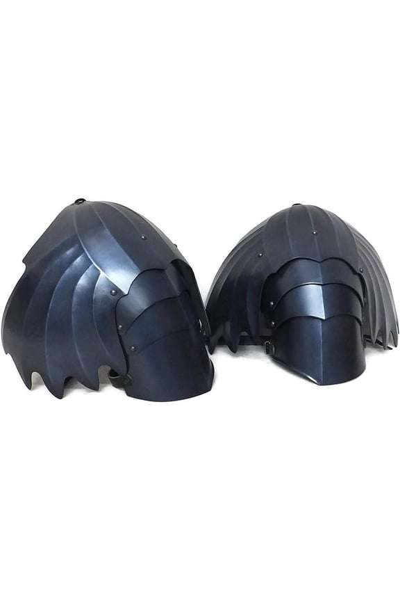 Medieval Gothic Winged Pauldrons Medieval Shoulders LARP Armour