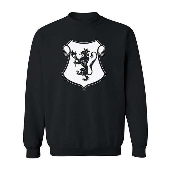 Medieval Heraldic Lion Sweatshirt Men -Image by Shutterstock, Male 5X-Large