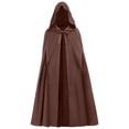 thumbnail image 1 of Medieval Hooded Cloak with Arm Openings Renaissance Costume Cape for Halloween Cosplay Adults, 1 of 4