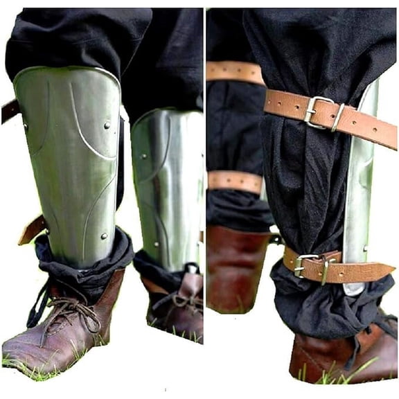 Medieval Kings Greaves Leg Protection LARP Armor