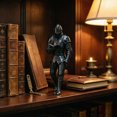 thumbnail image 1 of Medieval Knight Bookshelf Decor Statue Gothic Library Figurine Unique Desktop Ornament Vintage Home Office Shelf Display Decor for Book Lovers, 1 of 4