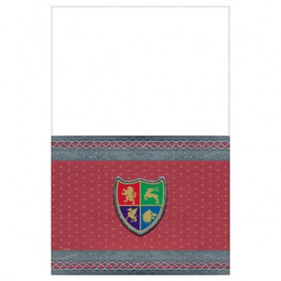 Medieval Knight Castle Kids Birthday Party Decoration Plastic Tablecover