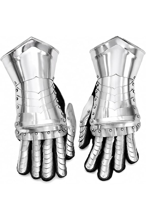 Medieval Knight Gauntlets Armor Steel Gloves