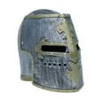 thumbnail image 1 of Medieval Knight Helmet Crusader Box Battle Armor Costume Accessory Adult LARP Headwear, 1 of 6