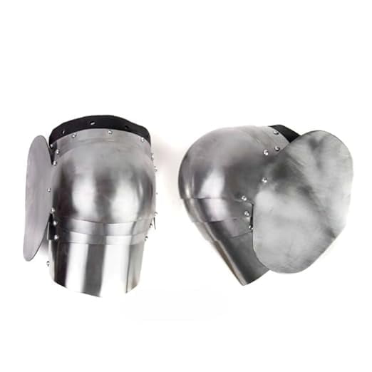Medieval Knight Knee Guard Set Wearable Renaissance Leg Armor