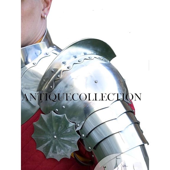 Medieval Knight Pauldrons Shoulder Spaulders