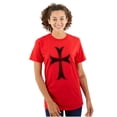 thumbnail image 1 of Medieval Knight Templar Christian Men's Graphic T Shirt Tees Brisco Brands S, 1 of 6