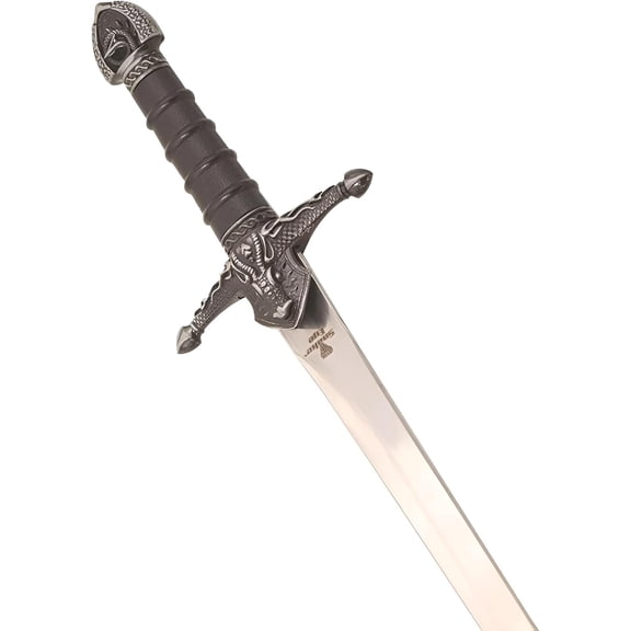 Medieval Knights Of Templar Historical Design Hunting Knife With Scabbard (Black-22246)