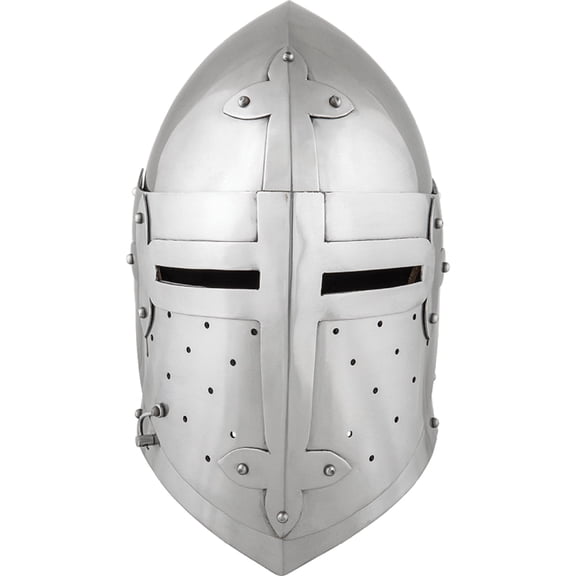 Medieval Knights Steel Helmet LARP Cosplay Armor