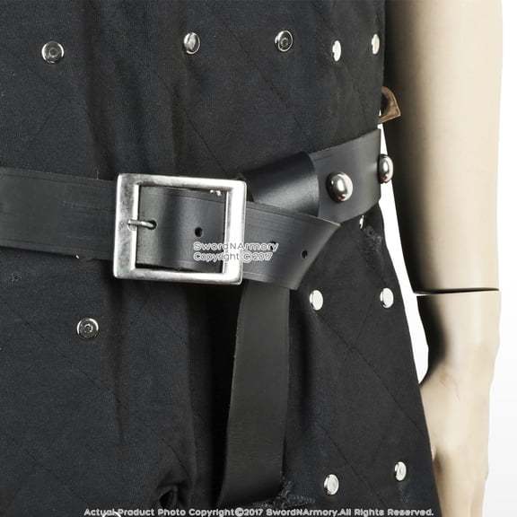 Medieval Knights Studded 60" Leather Belt LARP Renaissance Fair