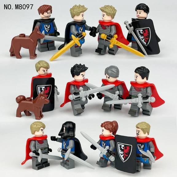 Medieval Knights and Soldiers Lot 12pcs - M8097