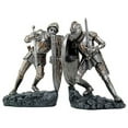 thumbnail image 1 of Medieval Knights in Full Armor Battling Bookends Set Collectible Figurine 8 Inch Tall, 1 of 1