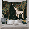 thumbnail image 1 of Medieval Lady Tapestry European Royal Tapestry Lady and Unicorn Tapestry for Bedroom Living Room Apartment Dorm Decor Wall Hanging Tapestries 51" x 59", 1 of 5