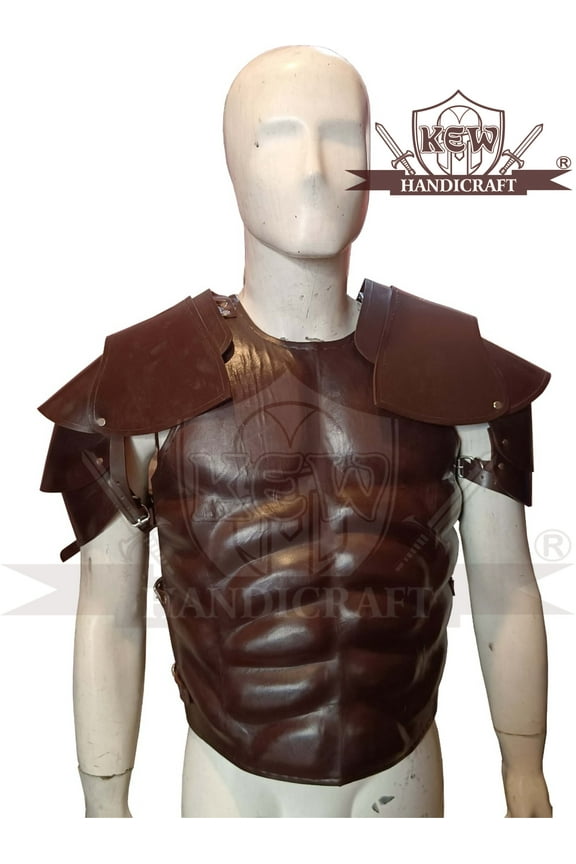 Medieval Leather Muscle Body Armor Jacket Medieval Armor Muscle Cuirass Leather Jacket-hg4