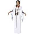 thumbnail image 1 of Medieval Maid Costume Adult White Tales Of Old England Large Female Fancy Dress Party Book Week Halloween, 1 of 3