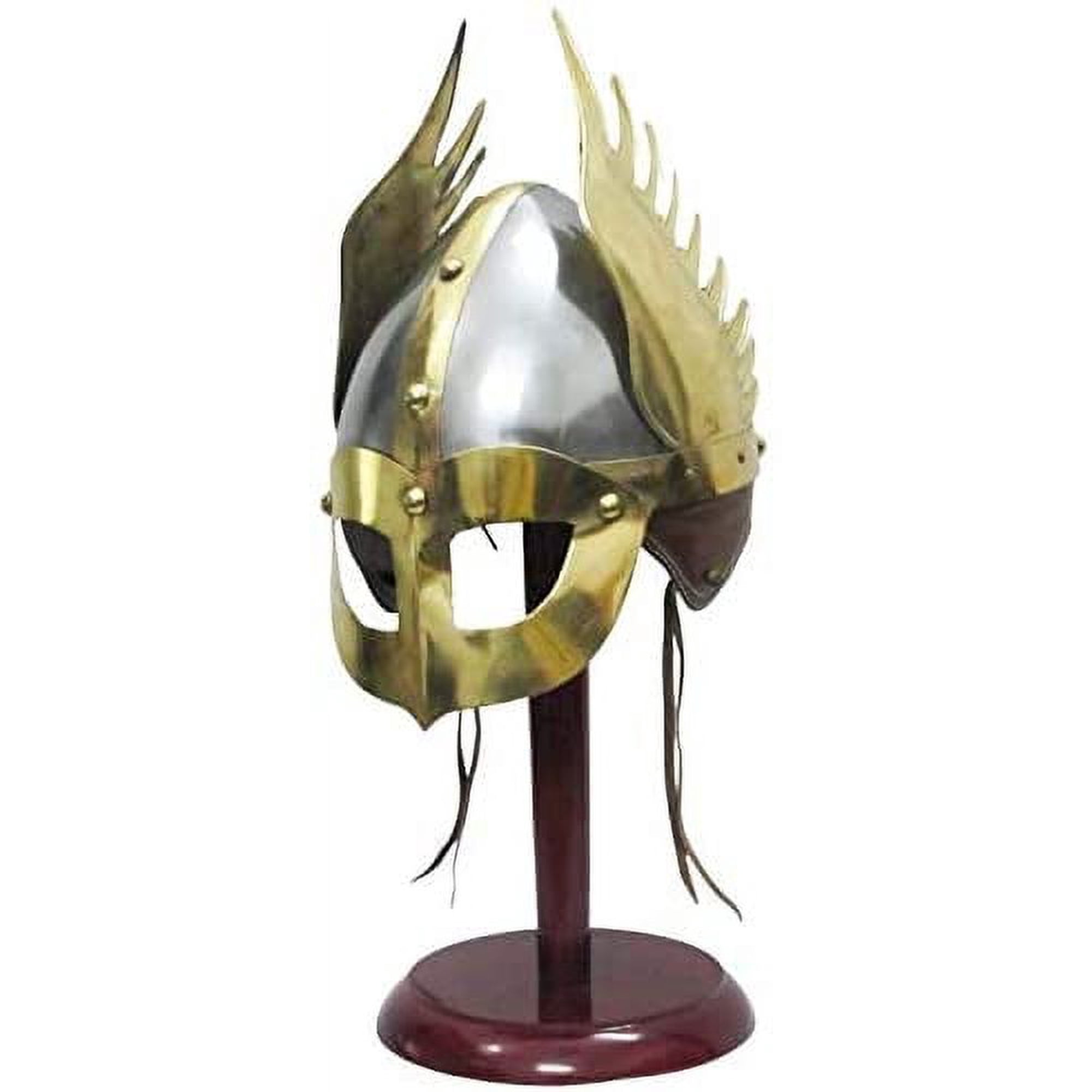 Swordmaster Viking Wolf Helmet - Fantasy Norse Warrior Helmet, Steel, NIB (New In Box)