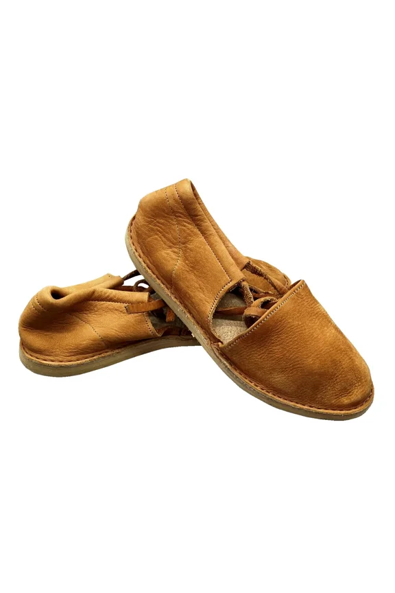 Medieval Moccasin sandal Medieval Larp Shoes SCA LARP