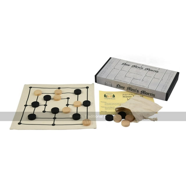 Medieval Nine Mens Morris Cloth Board Game In Box Walmart Business medieval-nine-mens-morris-cloth-board-game-in-box-walmart-business