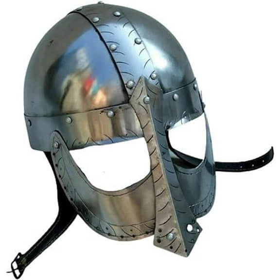 Medieval Norman Viking Norse Helmet, Armor Helmet Replica 18GA SCA LARP