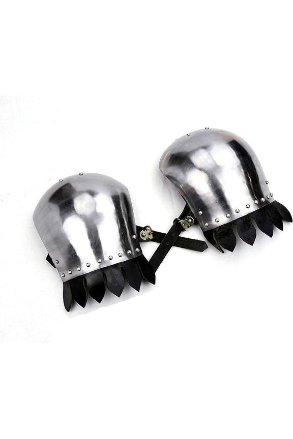 Medieval Pauldrons Steel Shoulder Armor Set