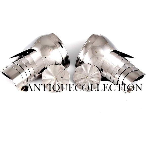 Medieval Pauldrons Steel Spaulders Plate Armour