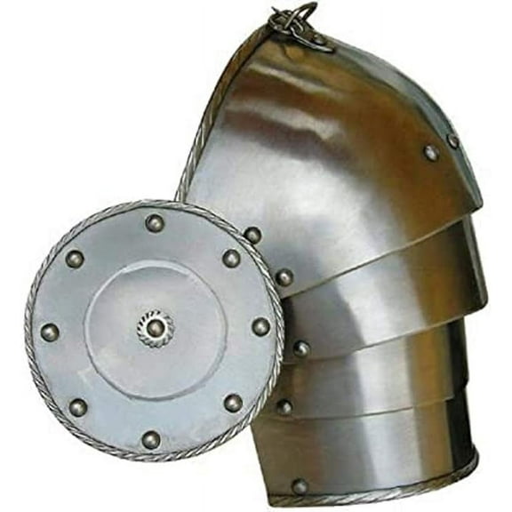 Medieval Pauldrons with Roundels Shoulder Armour Halloween Costume