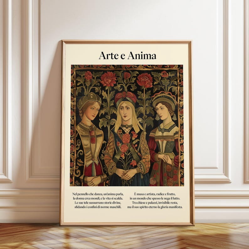 Medieval Renaissance Women Wall Art – Arte E Anima Art Print - European ...