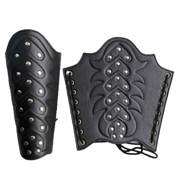 Medieval Roman Spartan Saxon Norman Celtic Knights Leather Hand Guards