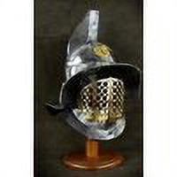 Medieval SCA LARP Gladiator Maximums Helmet III Brass Halloween Costume Armor Helmet With Stand Gift
