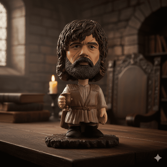 Medieval Scholar Nobleman Figurine - 9cm Fantasy Kingdom Miniature