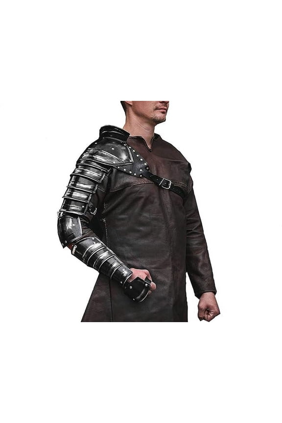 Medieval Single Pauldron Metal Sleeve Shoulder Arm Armor For Spartacus Cosplay Larp Costume