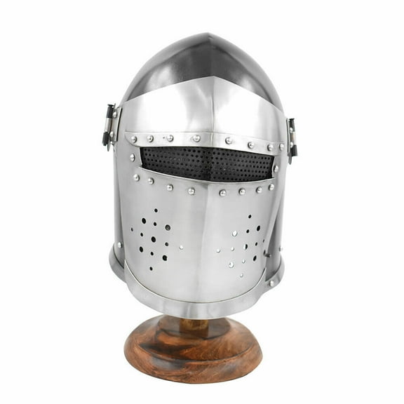 Medieval Warrior Barbuta Helmet Role Play Knight Medieval Helmet- 18 Guage Steel