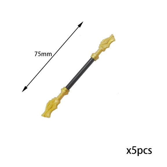 Medieval Weapons Building Block Accessories – Teutonic Knights Templar Spear, Halberd, Lance, Trident, Halberd,Staff and More for MOC Figures & Brick Toys