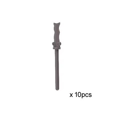 Medieval Weapons Building Block Accessories – Teutonic Knights Templar Spear, Halberd, Lance, Trident, Halberd,Staff and More for MOC Figures & Brick Toys