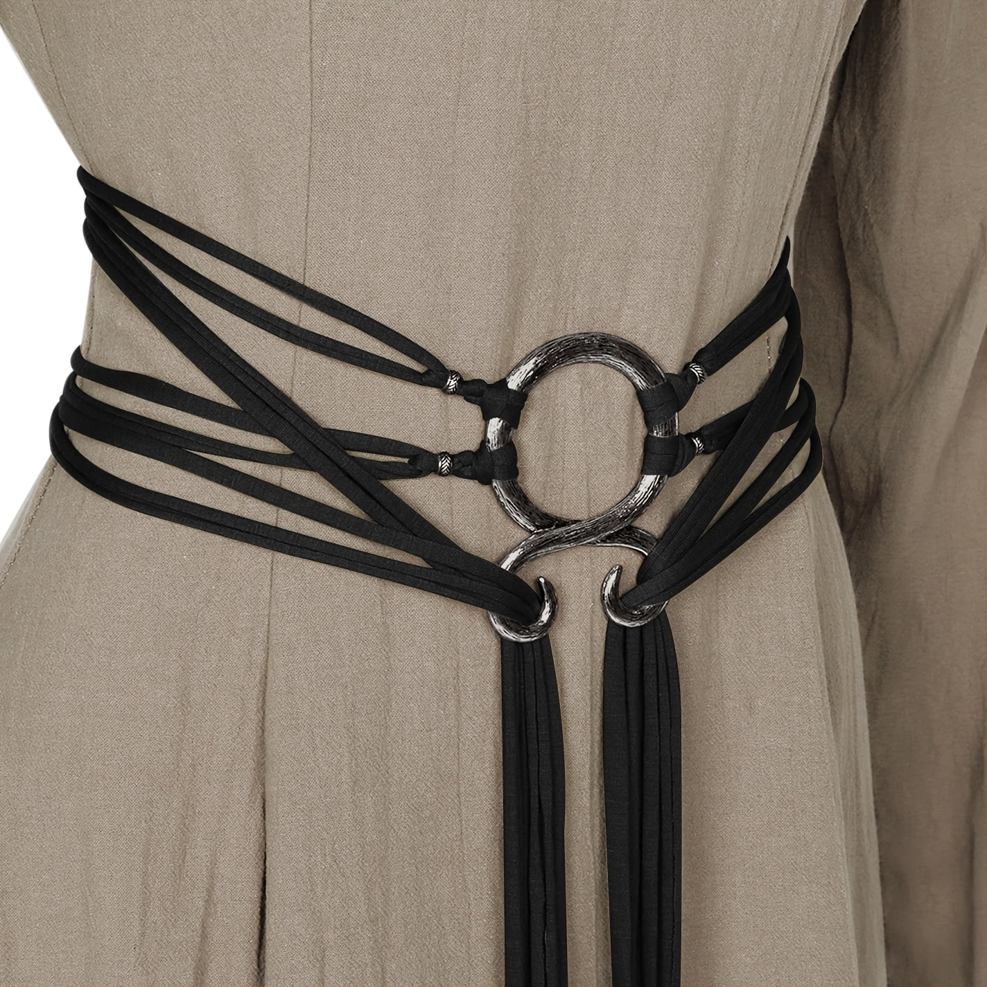 Medieval long rope knotted belt, Nordic witch's belt, Viking ...