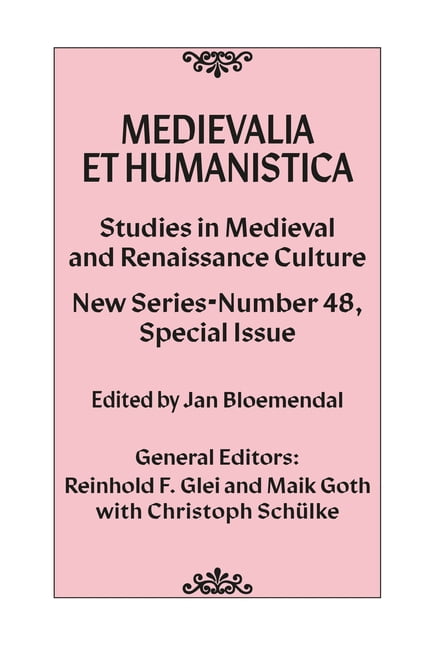 Medievalia Et Humanistica Medievalia Et Humanistica, No. 48: Studies in Medieval and Renaissance Culture: New Series, (Paperback)