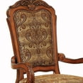 thumbnail image 1 of Medieve Traditional Arm Chair Seat Antique Oak Finish Set Of 2, 1 of 4