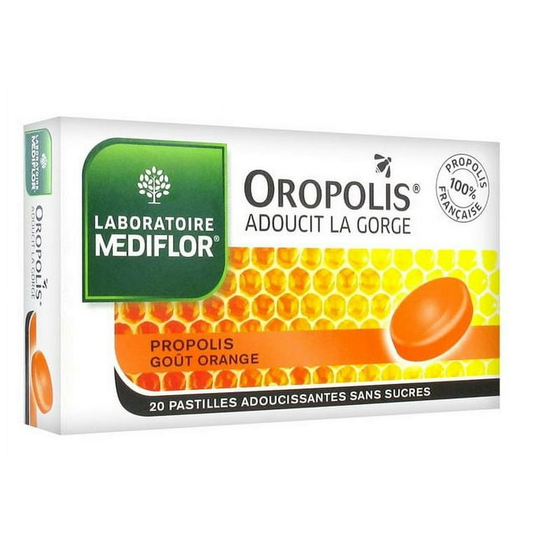 Mediflor Oropolis Pastilles adoucissantes pour la gorge Miel