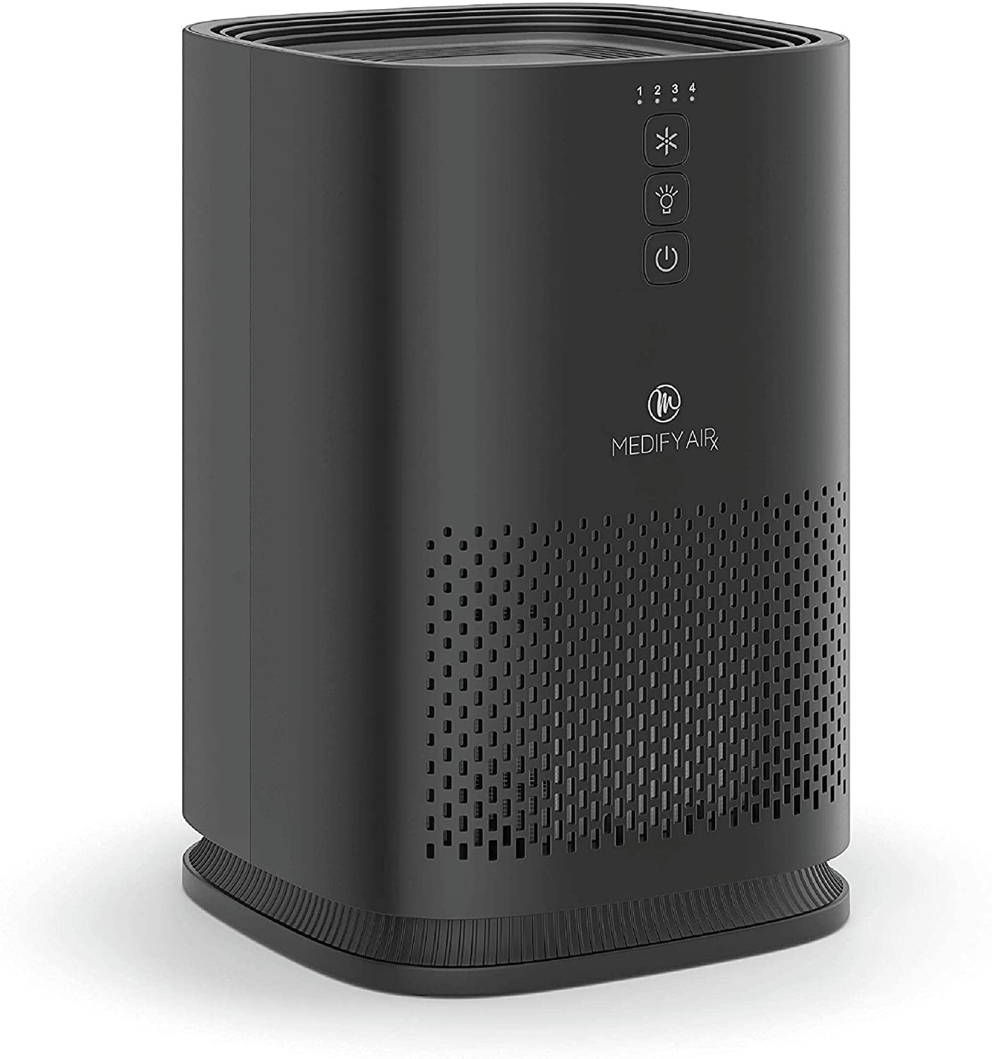 Medify Air Black MA-14 Air Purifier with HEPA Filters I Smoke Dust Odors Pet Dander I 3 in 1 with Pre-filter HEPA H13 & Activated Carbon I Removal of 0.1 to 0.3 microns I 428 Sq ft Coverage I 1-Pack