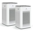 thumbnail image 1 of Medify Air White MA-25 Air Purifier with HEPA Filters I Smoke Dust Odors Pet Dander I 3 in 1 with Pre-filter HEPA H13 & Activated Carbon I Removal of 0.1 to 0.3 microns I 825 Sq ft Coverage I 2-Pack, 1 of 8