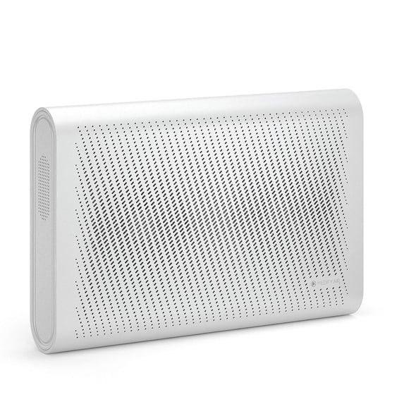 Medify Air MA-35 Air Purifier - 1280 sq ft Coverage - Large, Wall-Mounted Air Purifier with HEPA Filters; with TVOC indicator, PM2.5 Pollution Indicator, and an ozone-free ionizer - Silver, 1-Pack