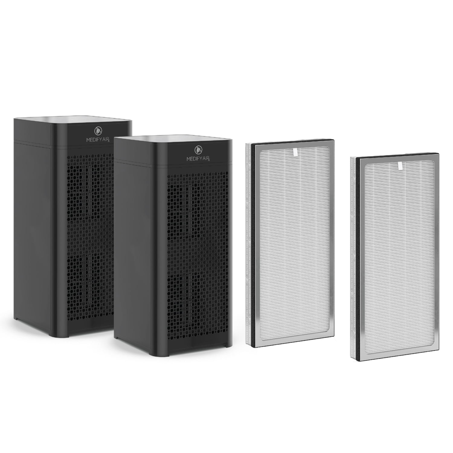 Medify Air MA40 Air Purifier w/ Replacement Air Filters (2 Pack Each