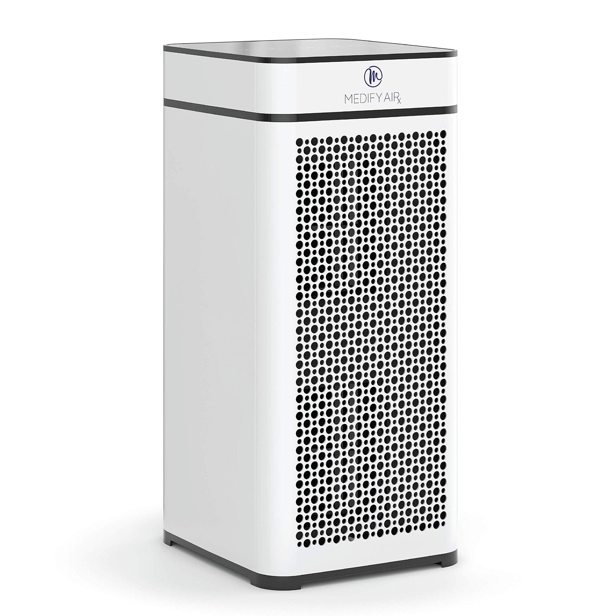 Medify White HEPA H13 Filter Air Purifier for Large Rooms