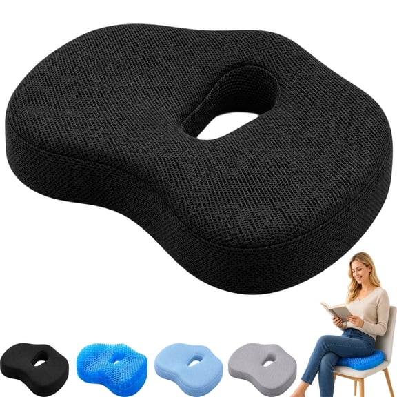 Medigel Seat Cushions by Westlyn, U-Shaped Cutout Design with a Gel Core, Non-slip and Breathable, Stable and Highly Responsive, Lightweight and Portable, Ideal for Daily Use and the Office
