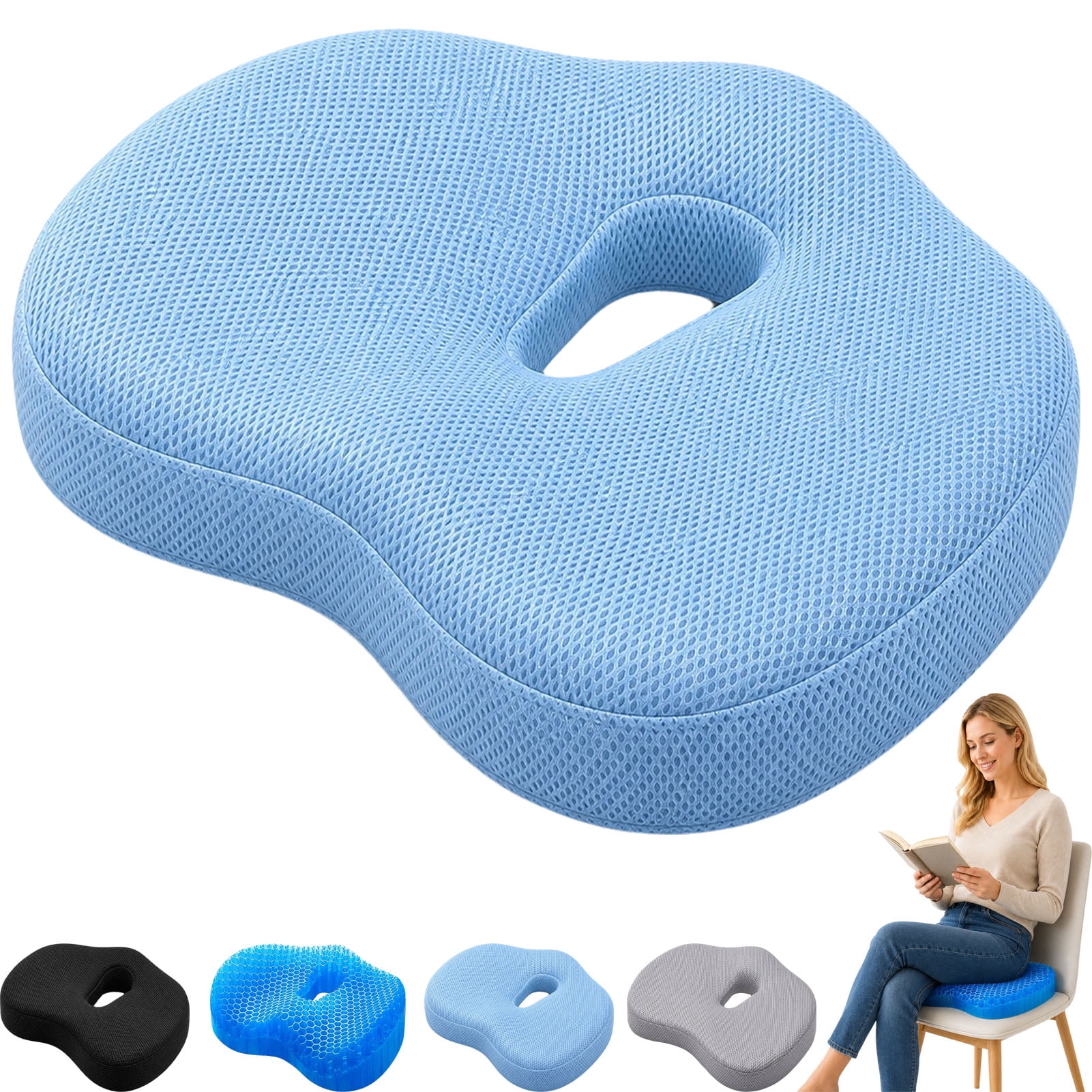 Medigel Seat Cushions by Westlyn, U-Shaped Cutout Design with High ...