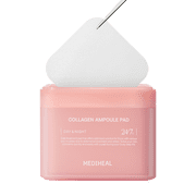MEDIHEAL Collagen Ampoule Pad for Skin Nourishment and Elasticity Care, Vegan Fabric, 100 Pads