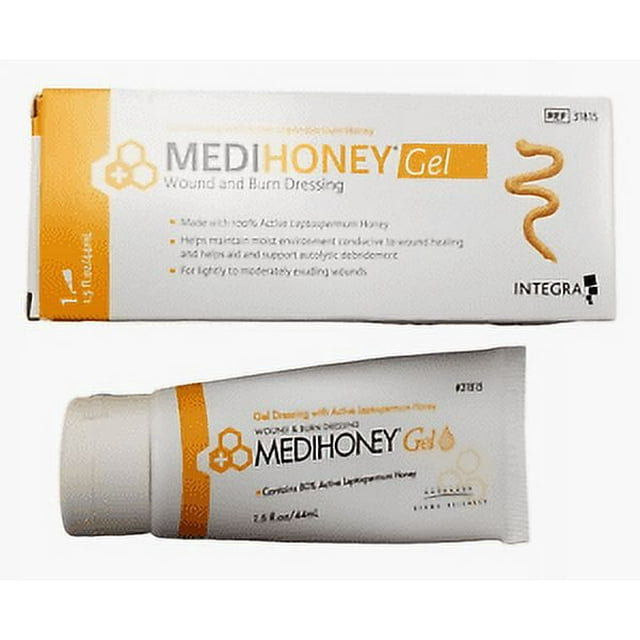 Medihoney Gel Wound & Burn Dressing 1.5 oz Tube - Walmart.com