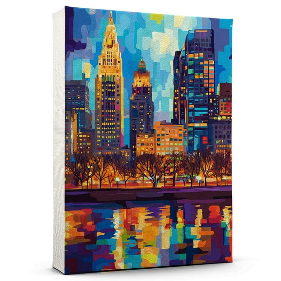 Medina Canvas Print, Ohio Canvas Wall Art, Medina Decor Travel Canvas, Ohio Travel Gift, Housewarming Gift - 99AZ861