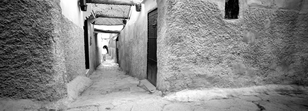 Medina Old Town Marrakech Morocco Canvas Art - Panoramic Images (7 x 18)